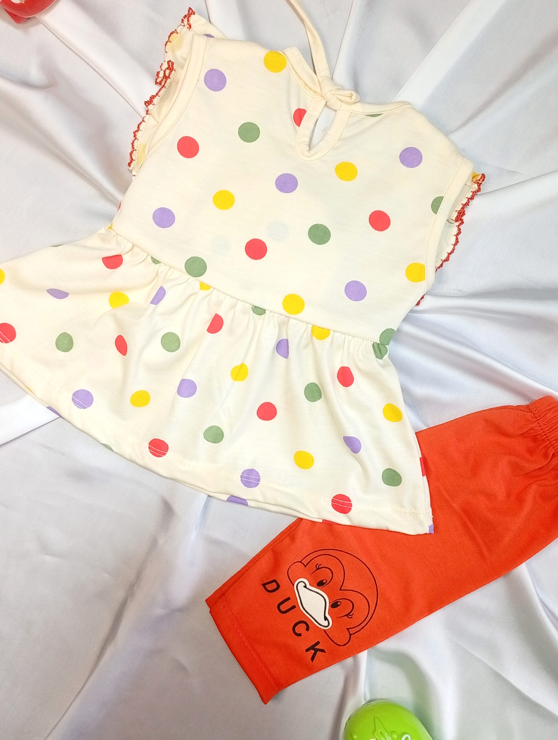 Duck Print 2-Piece Summer Set for Baby Girls (0–6M) - Image 7