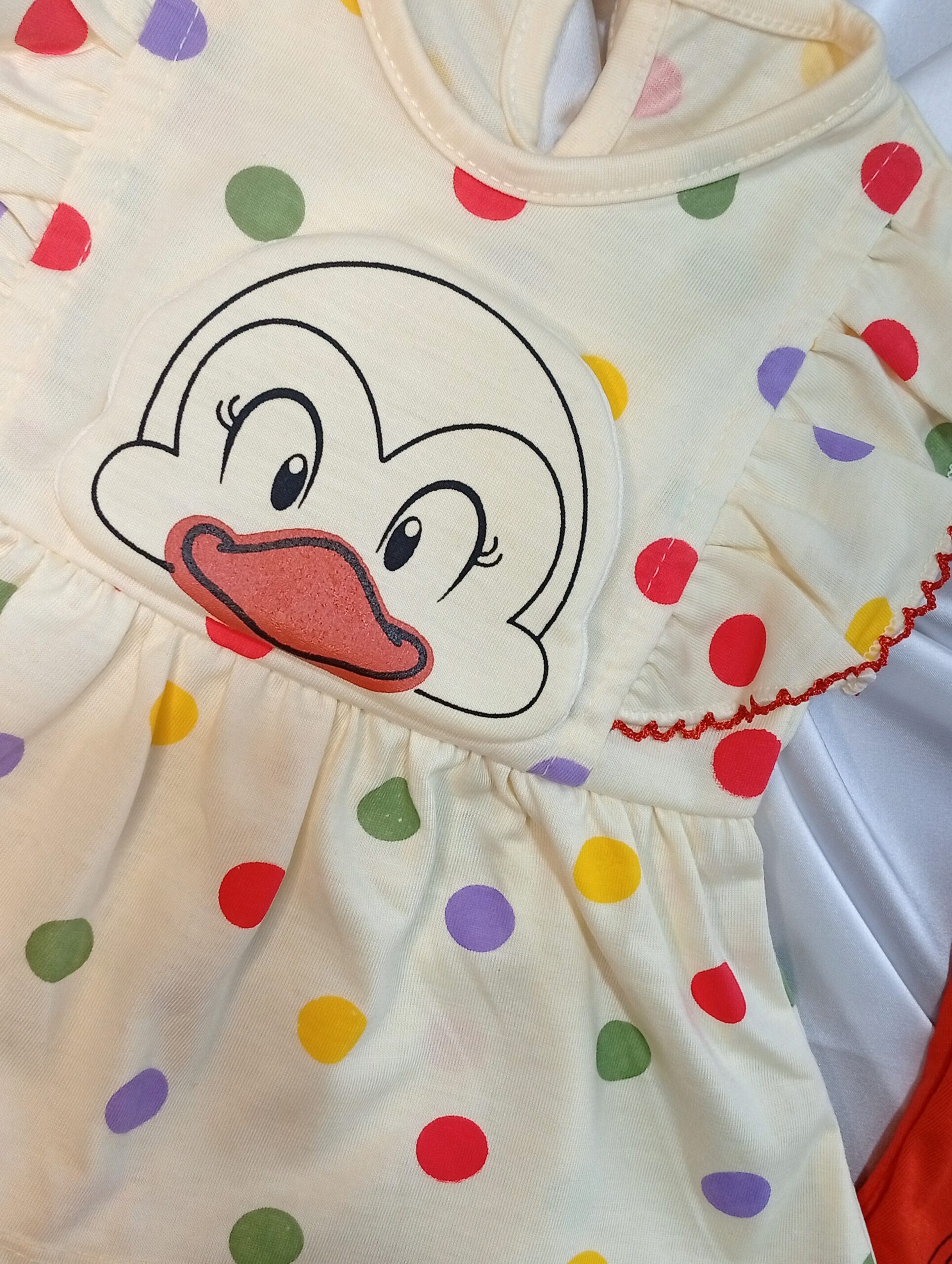 Duck Print 2-Piece Summer Set for Baby Girls (0–6M) - Image 3