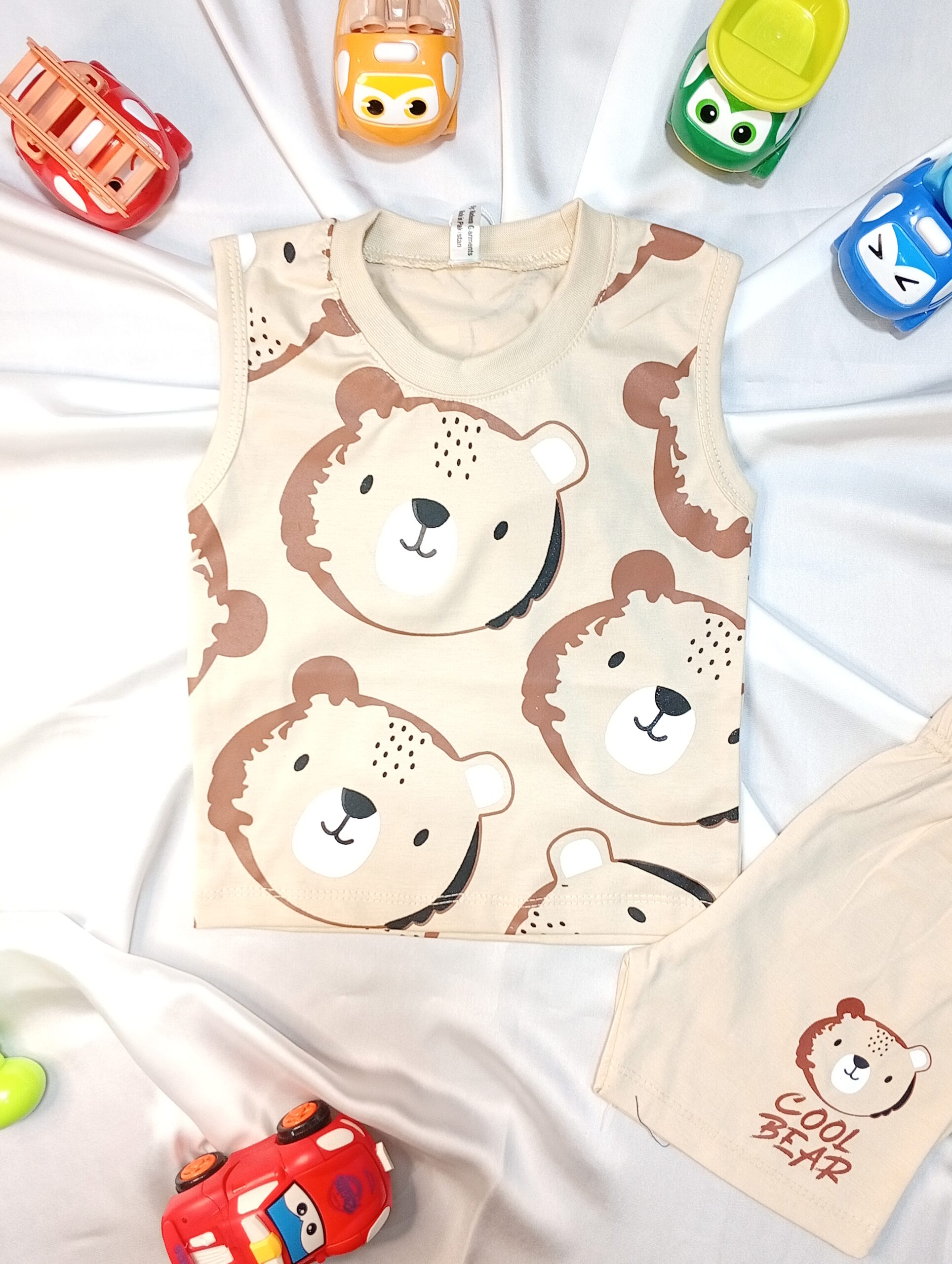 Cool Bear Summer Sandos Set for Boys (2-Piece)