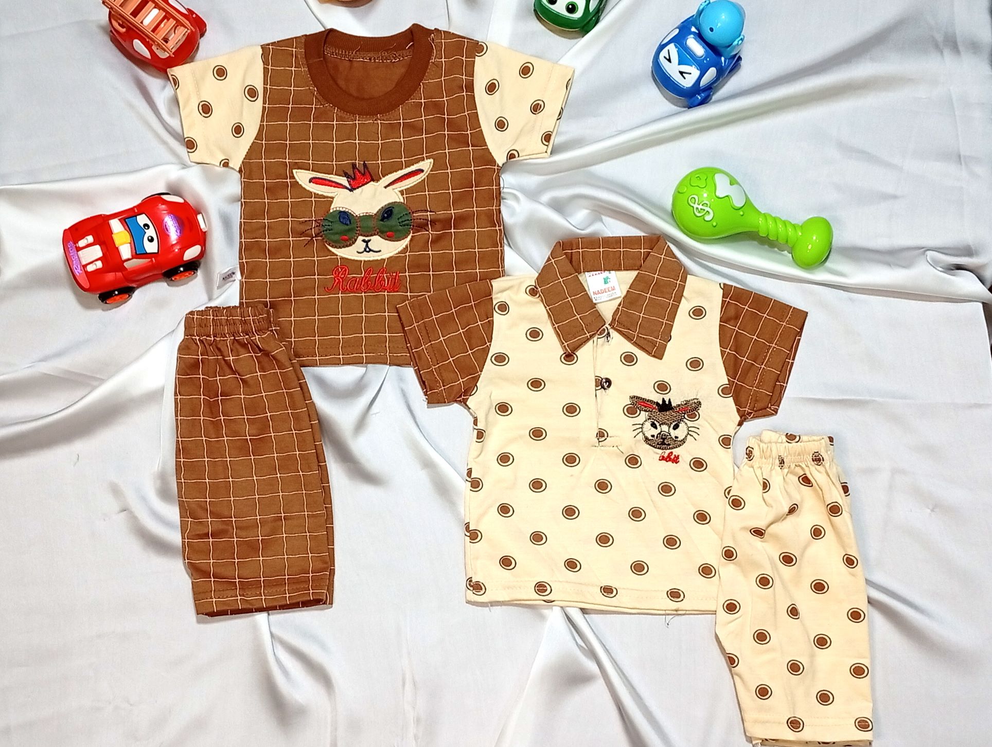 Rabbit 4-Piece Newborn Baby Set - Image 4