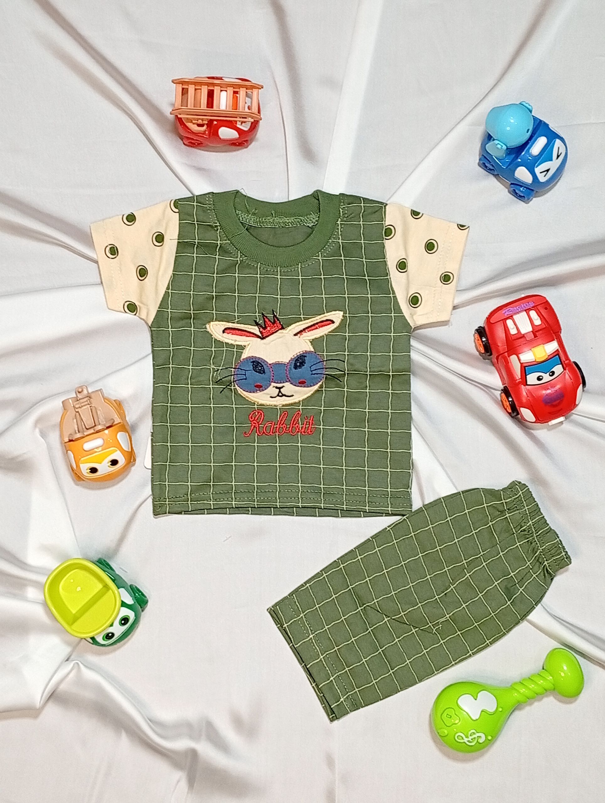 Rabbit 4-Piece Newborn Baby Set - Image 8