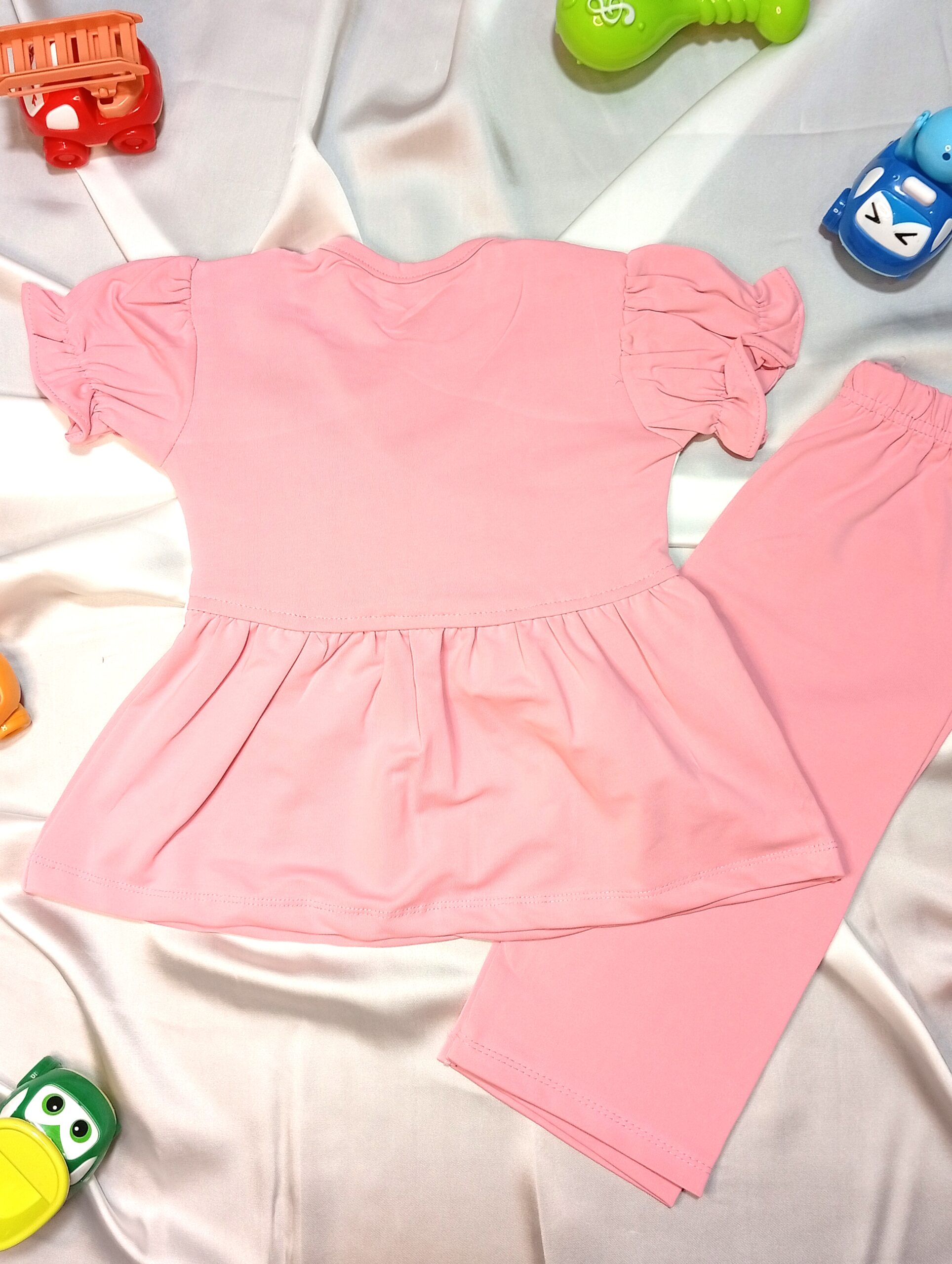 Korean Style 2-Piece Frock Set for Girls - Image 2