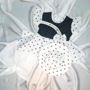 Star Cotton 3-Pc Summer Dress for Girls