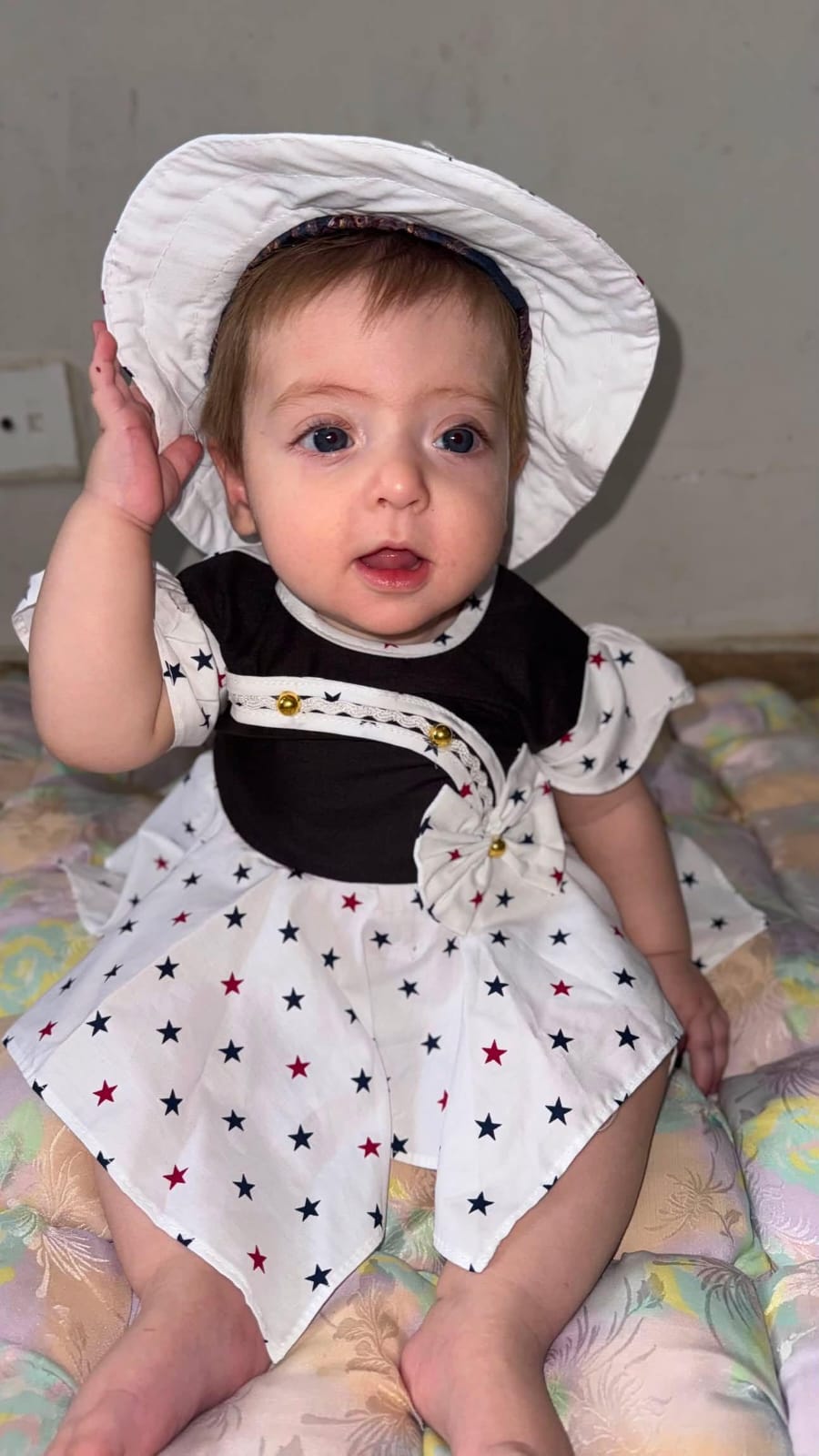 Star Cotton 3-Pc Summer Dress for Girls