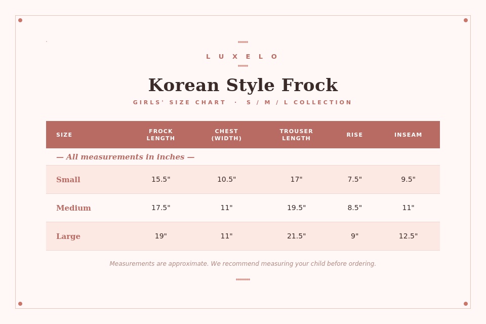 Korean Style 2-Piece Frock Set for Girls - Image 9