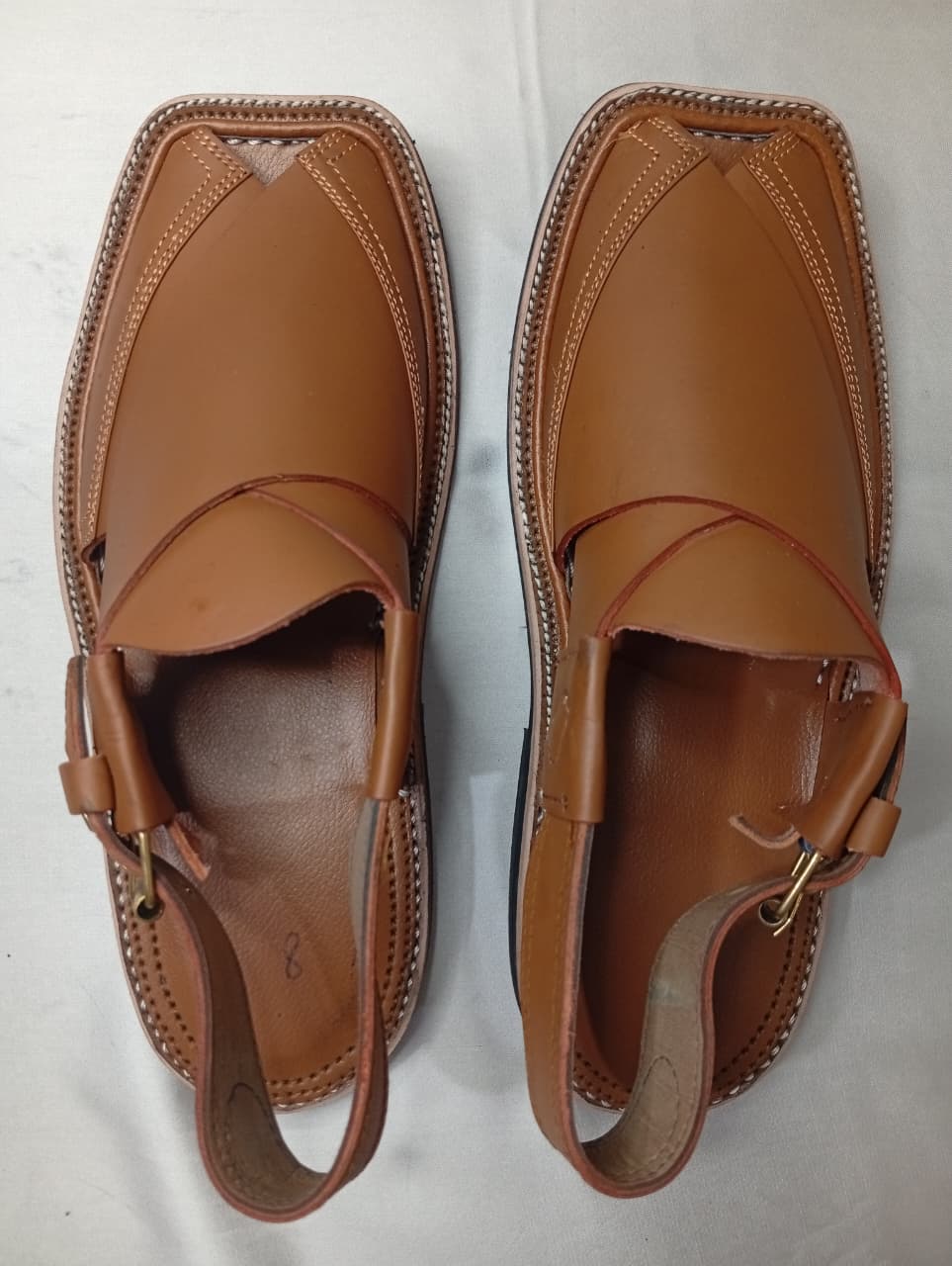 Fancy Hand Made Leather Charsadda Chappal