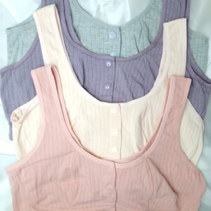 Plus Size Front Open Non-Padded, Non-Wired Bra