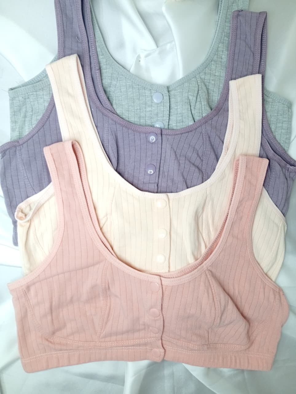 Plus Size Front Open Non-Padded, Non-Wired Bra