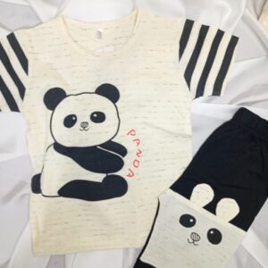 Panda Boys' Summer Short & Shirt Set