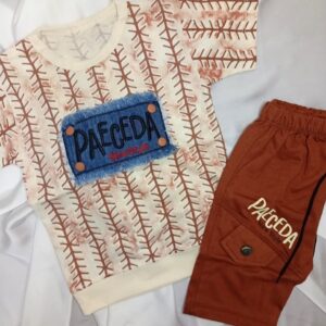 Paeceda Boys' Summer Short & Shirt Set